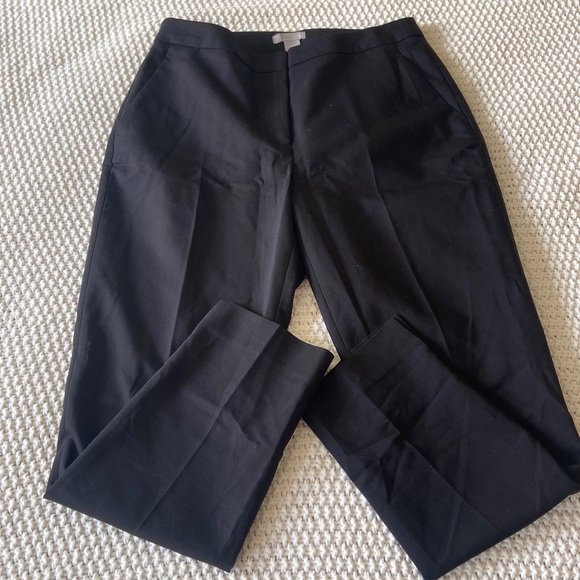 H&M Pants - H&M Black Straight-Leg Trousers